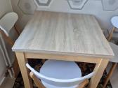 Prailginamas stalas 80x80x160