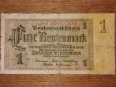 Vokietijos 1 rentenmark banknotas