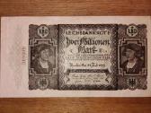 Vokietijos 2 mln markių banknotas