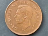 Pietų Afrika Par 1942m 1penny bronze - nuotraukos Nr. 2