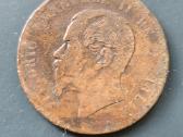 Italija 1862 10 centesimi bronze