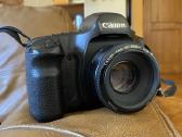 Canon 5D su Canon 50mm 1.8 objektyvu
