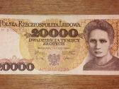 Lenkijos 20.000 zlotų banknotas