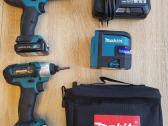 Makita Hp331d, Td110d įrankiai, lazeris Sk106d