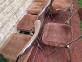 Vintažinės mid century Bauhaus st.sudedamos kėdės - nuotraukos Nr. 7