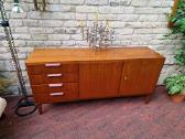 Vintažinė mid century tikmedžio komoda/indauja