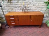 Vintažinė mid century tikmedžio komoda/indauja - nuotraukos Nr. 8
