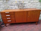 Vintažinė mid century tikmedžio komoda/indauja - nuotraukos Nr. 11