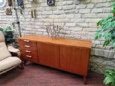 Vintažinė mid century tikmedžio komoda/indauja - nuotraukos Nr. 26