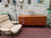 Vintažinė mid century tikmedžio komoda/indauja - nuotraukos Nr. 28