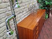 Vintažinė mid century tikmedžio komoda/indauja - nuotraukos Nr. 31