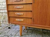 Vintažinė mid century tikmedžio indauja - nuotraukos Nr. 19