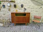 Vintažinė mid century tikmedžio indauja - nuotraukos Nr. 23