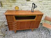 Vintažinė mid century tikmedžio indauja - nuotraukos Nr. 30
