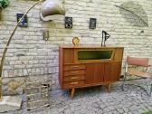 Vintažinė mid century tikmedžio indauja - nuotraukos Nr. 32