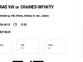 Angaras VIII Chained Infinity, 1 bilietas - nuotraukos Nr. 2