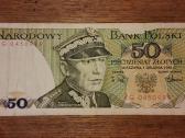 Lenkijos 50 zlotų banknotas