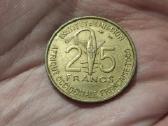 Togas 25 frankai 1957