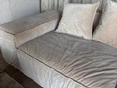 Sofa iš ekspozicijos su pufu - nuotraukos Nr. 3