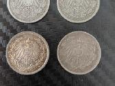 4 vnt. 1905-1918 m. Vokietijos imp. 1/2 markių - nuotraukos Nr. 2