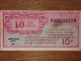 JAV 10 centu banknotas