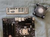 Intel i5 + Gigabyte Ga-z270m-d3h aušintuvas ir O/i