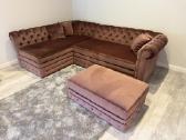 Kampinė Sofa lova su daiktadėže