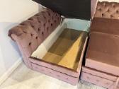 Kampinė Sofa lova su daiktadėže - nuotraukos Nr. 5