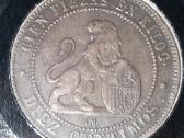 Ispanija 10 sentavų 1870 - nuotraukos Nr. 2
