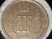Liuksemburgas 20 frankų 1980 - nuotraukos Nr. 2