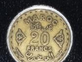 Marokas 20 frankų 1952 - nuotraukos Nr. 2