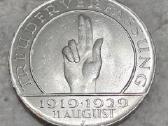 Sidabrinė 3 Reichsmark 1929 J moneta Veimaras - nuotraukos Nr. 2