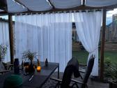Užuolaidos terasai sodo su tuneliu 274 x 254