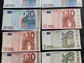 Euro banknotai nominalai 5-10-20 2002m