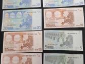 Euro banknotai nominalai 5-10-20 2002m - nuotraukos Nr. 2