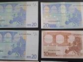 Euro banknotai nominalai 5-10-20 2002m - nuotraukos Nr. 5