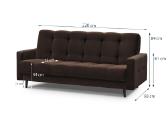 Minkšta sofa-lova „salsa“ su dėže patalynei - nuotraukos Nr. 2