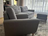 Minkštų baldų komplektas:sofa-lova, fotelis, pufas - nuotraukos Nr. 3
