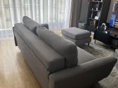 Minkštų baldų komplektas:sofa-lova, fotelis, pufas - nuotraukos Nr. 5