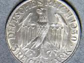 Reta Sidabrinė 3 Reichsmark 1930 D moneta - nuotraukos Nr. 2