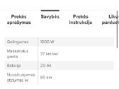 Paspirtukas elektrinis1000w Beaster Bsargo - nuotraukos Nr. 5
