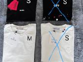 Vyriški marškinėliai ck, moncler, off white,hugo