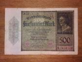 Vokietijos 500 markių banknotas