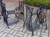 Senovinės atrestauruotos gražios siuvimo kojos - nuotraukos Nr. 2