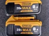 Naujos baterijos 18-20v 8.4 am tinka Dewalt