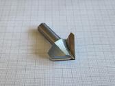 CNC V tipo kietmetalinė freza su 45 laipsn briauna