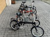 Didelis pasirinkimas sulankstomų dviračių.