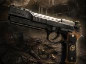 We Biohazard Barry Burton M92 Custom Gbb - nuotraukos Nr. 7