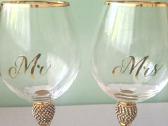 Vestuvinių taurių rinkinys „Mr & Mrs“, 501-600ml, - nuotraukos Nr. 4