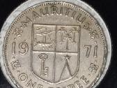 Mauricijus 1 rupija 1971 - nuotraukos Nr. 2